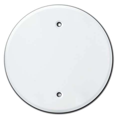 circular electrical box cover|5 inch round outlet cover.